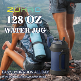 Zukro 128-ounce capacity supports long days without frequent refills.