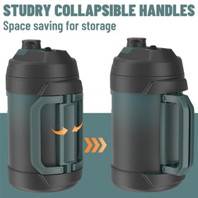 Zukro collapsible handle eases carrying during travel.