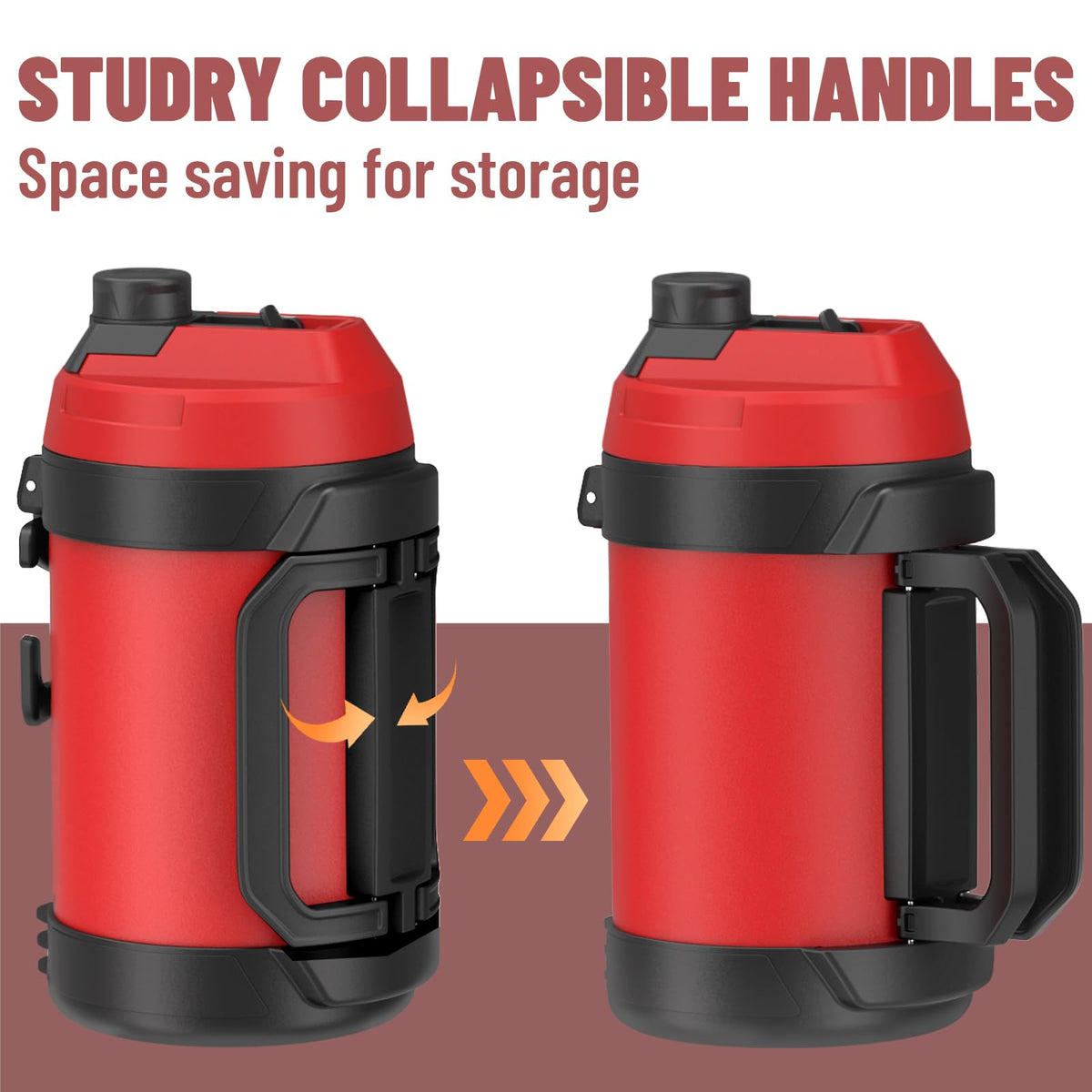 Zukro collapsible side handle for easy carrying