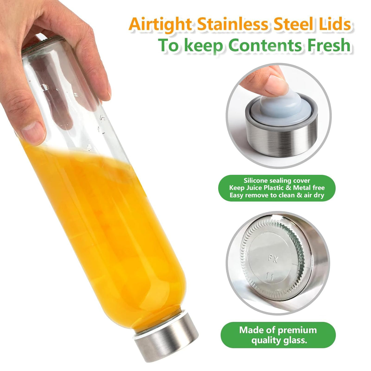 Zukro juicing bottle cleaning kit with brush and funnel for easy prep