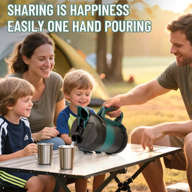 Zukro leakproof cap with built in spout enables mess-free pouring on the go.