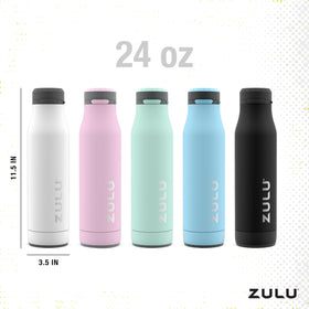 Zulu Ace 24oz durable powder-coated finish withstands active use.