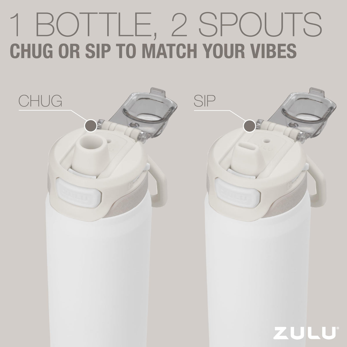 ZULU Powerfill Pro wide carry loop for easy carrying on the go.