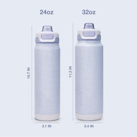 ZULU Powerfill Pro 24oz leak-proof locking lid during travel