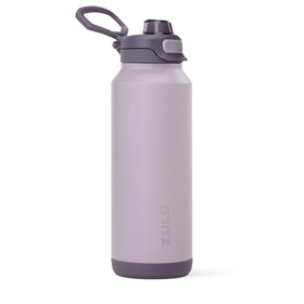 ZULU Powerfill Pro 40oz amethyst side view showing durable exterior for travel