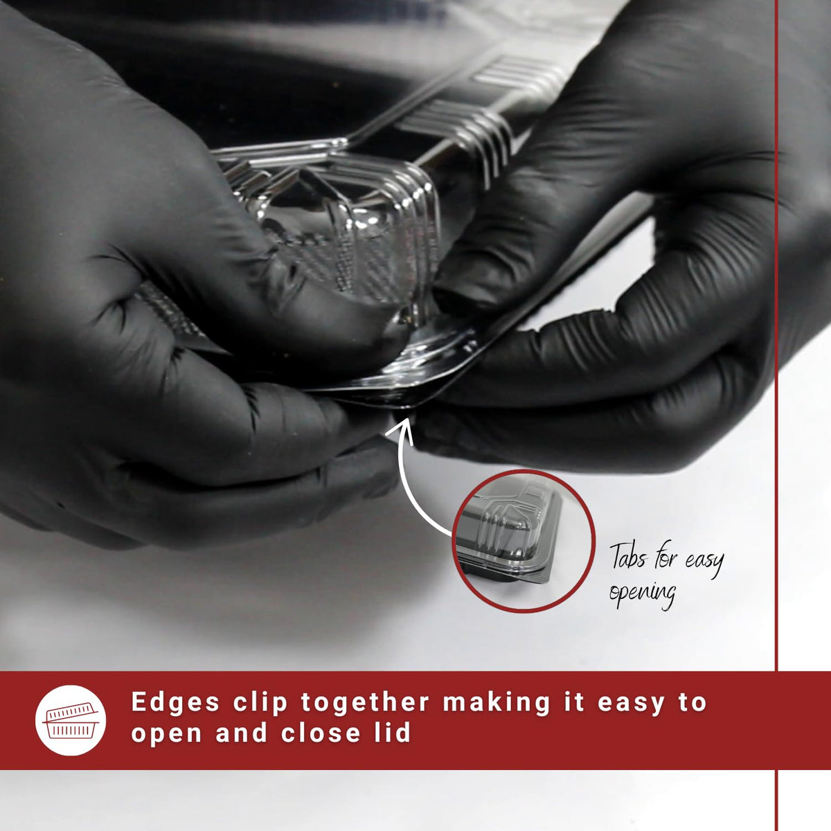 Zumart serving trays with lids on a buffet setup, keeps foods fresh and protected.